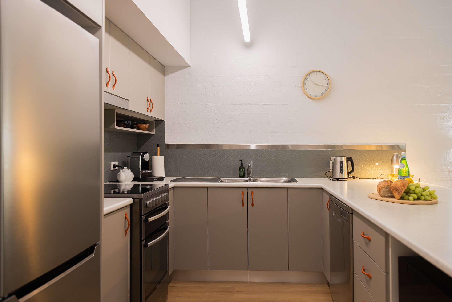 View from lounge to dining area